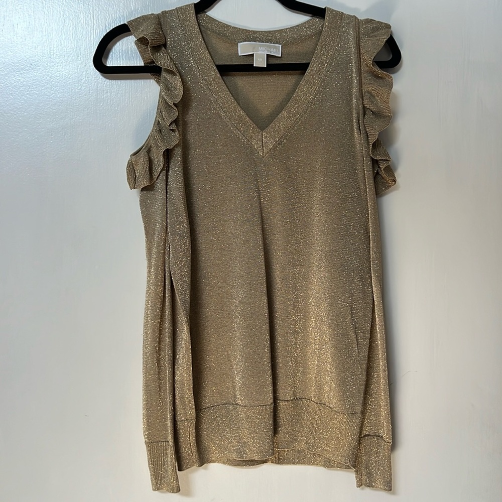 Michael Kors cold shoulder shirt